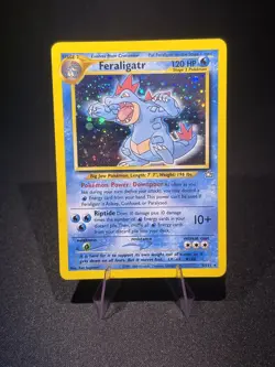 Pokemon Feraligatr 5/111 Neo Genesis Holo near mint / gradable! With Swirl! - Image 1
