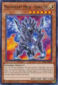 Malevolent Mech - Goku En - SR07-EN006 - Common - 1st Edition - Lightly Played - Image 1