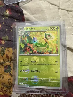 Servine #002/086 Masterball Black Bolt Pokemon TCG Cards - Image 1