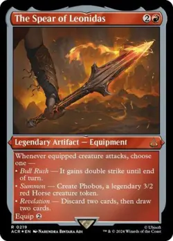 The Spear of Leonidas (Foil Etched) -Foil Light Play MTG - Image 1