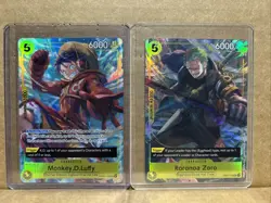 One Piece CCG TCG Illustration Box Vol. 3 Promos BOTH* Cards Only - Image 1