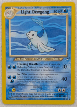 2000 Light Dewgong #45 Neo Destiny Regular Pokemon Card Uncommon - Image 1