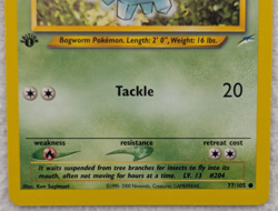 2000 Pineco #77 Neo Destiny Regular Pokemon Card Common 1st Edition - Image 4