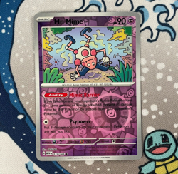Mr. Mime 122/165 Reverse Holo Rare Scarlet & Violet 151 Set Pokemon Card 2023 NM - Image 1