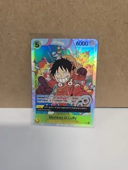 One Piece Card Game Monkey.D.Luffy OP07-109 SR Super Rare Foil Card Original NM - Image 1
