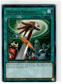 Yu-Gi-Oh! Hidden Armory Rare GRCR-EN054 Lightly Played 1st Edition - Image 1
