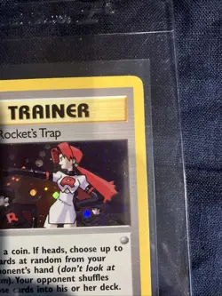 👩🏻‍🦰The Rocket's Trap 019/132 Gym Heroes Holo 1st Ed -Pokemon TCG Single Card - Image 3