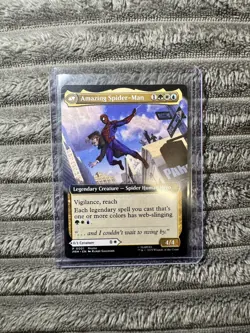 The Amazing SpiderMan Peter Parker NYCC 2025 EXCL Magic The Gathering Promo Card - Image 1