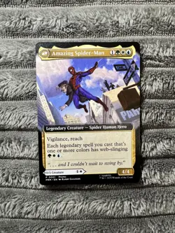 The Amazing SpiderMan Peter Parker NYCC 2025 EXCL Magic The Gathering Promo Card - Image 4