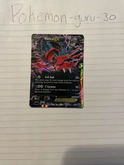 Pokemon Yveltal EX Black Star Promo XY08 LP-NM Card - Image 1