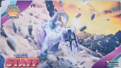 STAFF Chien-Pao Playmat Desk Mat Regional Championships Pokemon TCG Cards - Image 1