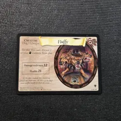 Harry Potter TCG Quidditch Cup Fluffy Creature Card 4/80 - Image 1