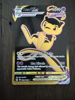 Pokemon Mew VMAX TCG Lost Origin Gold Secret Rare Card TG30/TG30 Mint Condition - Image 2