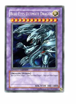 YuGiOh! Unused NM Blue-Eyes Ultimate Dragon Ultra rare JMP-EN005 Yu-gi-oh Card - Image 1