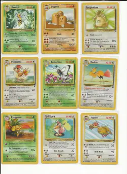 Pokemon TCG Base Set 2 54 Card Lot 2 Holos - Image 2