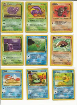Pokemon TCG Fossil 30 Card Lot - Image 3