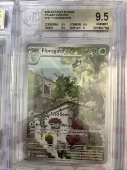 Pokemon 10x Card Lot ALL illustration rare Beckett Graded Bgs #3 - Image 3