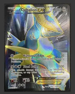 Cobalion EX Plasma Storm Holo Card 133/135 Pokemon TCG - Image 1