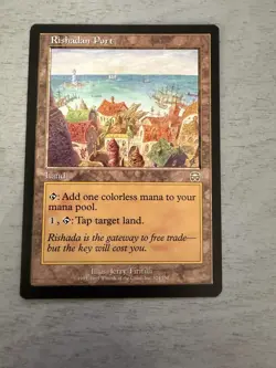 Magic the Gathering Rishadan Port Mercadian Masques Regular Card NM - Image 1