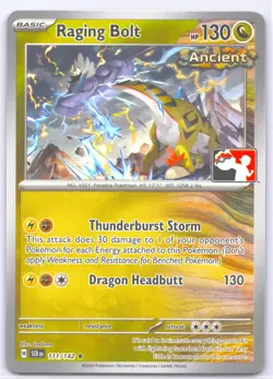 Raging Bolt Rare Prize Pack Series Cards 111/142 NM - Image 1