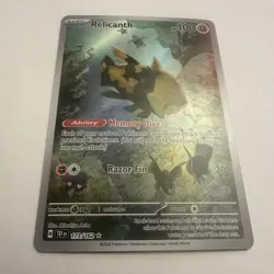 Relicanth 173/162 Temporal Forces ILLUSTRATION RARE Holo Pokemon TCG Card - Image 2