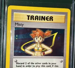 Pokemon TCG Misty 018/132 Holo Rare Trainer Card Gym Heroes - Image 2