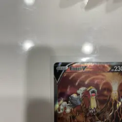 Pokemon Entei v TCG Holo Ultra Rare Card GG36/GG70 Crown Zenith - Image 3