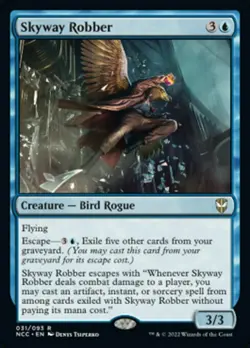 SKYWAY ROBBER mtg NM-M New Capenna Commander Rare 1 Card - Image 1