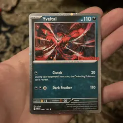 Pokemon TCG Yveltal GameStop Exclusive Promo Holo Card - Image 1