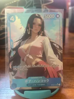 One Piece Goddess Boa Hancock #4 Enchantress DIY Doujin Kawaii Art Holo Card - Image 1