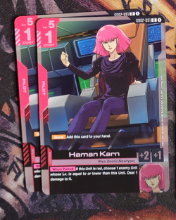 Gundam TCG CARD GAME - HAMAN KARN - GD02-091 R ENGLISH DUAL IMPACT NEW CCG - Image 1