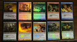 MTG Lot Of (10) DCI Promo Foil Cards (2011 - 2012) Excellent - NM - Image 1