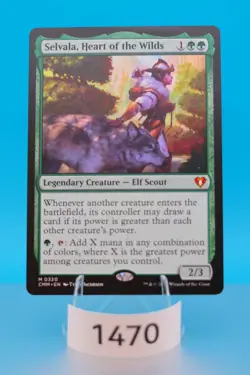 MTG Selvala, Heart of the Wilds Commander Masters Regular #320 - Image 1