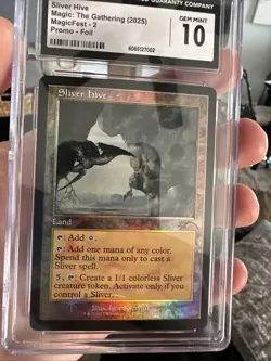 MTG Sliver Hive (Retro Frame) Secret Lair Drop Foil Graded CGC Gem Mint 10 🔥 - Image 3