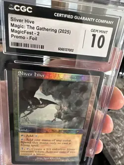 MTG Sliver Hive (Retro Frame) Secret Lair Drop Foil Graded CGC Gem Mint 10 🔥 - Image 5