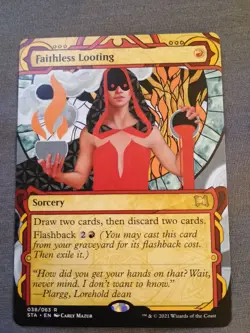 Faithless Looting Strixhaven: Mystical Archives Regular NM 038/063 - Image 1