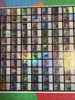 MTG Magic the Gathering War of the Spark FOIL Uncut Rare/Mythic Sheet - Image 3