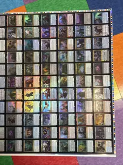 MTG Magic the Gathering War of the Spark FOIL Uncut Rare/Mythic Sheet - Image 4