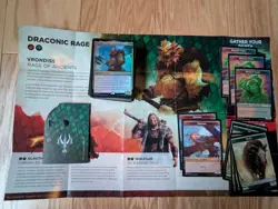 Adventures in the Forgotten Realms Commander Deck: Draconic Rage MTG - Image 1