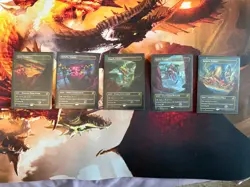 Set Of Full Art Non-Foil Triomes - Image 2