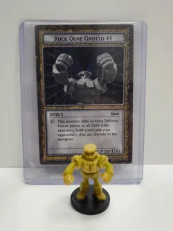 Yu-Gi-Oh Dungeon Dice Monsters - Figure & Card - Rock Ogre Grotto #1 - Image 1