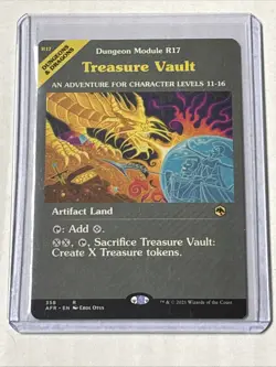 MTG / Treasure Vault / AFR / Regular (Dungeon Module/extended Art)/ Rare / NM - Image 1
