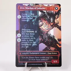 Clive, Ifrit's Dominant 385 Borderless Foil Final Fantasy FIN MTG NM - Image 3