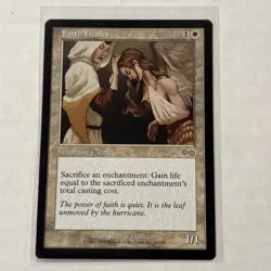 2x Faith Healer X1 Urza’s Saga NM Condition See Front/back Pics - Image 3