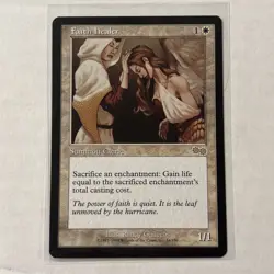 2x Faith Healer X1 Urza’s Saga NM Condition See Front/back Pics - Image 5