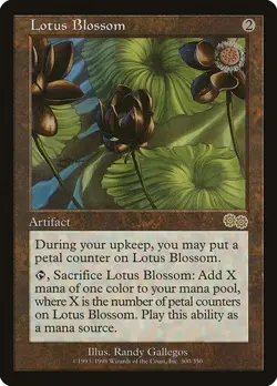 MTG - Lotus Blossom - Urza's Saga - Magic the Gathering - Image 1