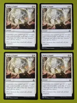 Make a Stand x4 Oath of the Gatewatch 4x Playset Magic the Gathering MTG - Image 1