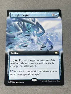 Insight Engine - Extended Art R MTG Commander: Edge of Eternities NM - Image 1