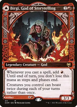 Birgi, God of Storytelling (Showcase) Kaldheim NM MTG Non-Foil - Image 1