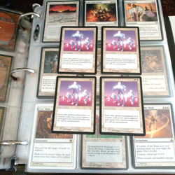 Vintage Magic White Spells Binder Opalescence Angel's Grace Legends MTG - Image 1